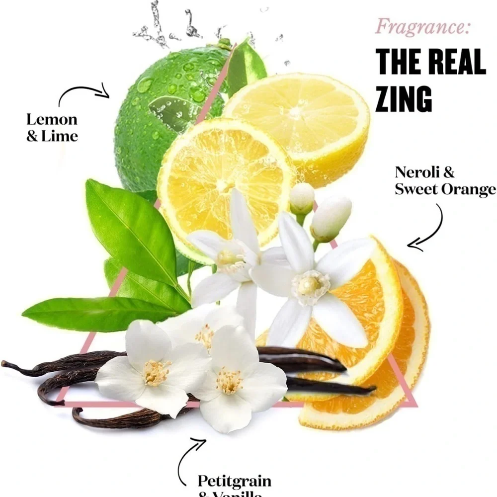 Soap & Glory The Real Zing Radiance Boosting Body Wash  Citrus Scented